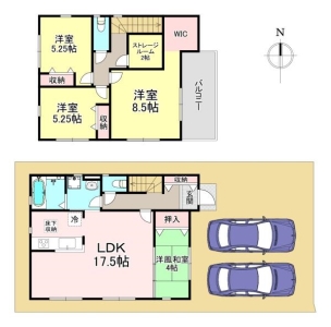 香芝市今泉2期　新築戸建